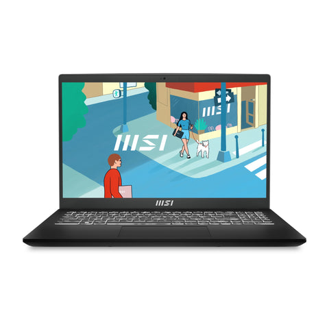 MSI Modern 15 H B13M-003UK Laptop 39.6 cm (15.6") Full HD Intel® Core™ i7 i7-13700H 16 GB DDR4-SDRAM 512 GB SSD Wi-Fi 6E (802.11ax) Windows 11 Home Black