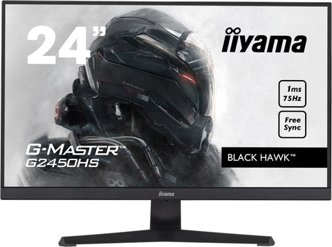 iiyama G-MASTER G2450HS-B1 computer monitor 60.5 cm (23.8") 1920 x 1080 pixels Full HD LED