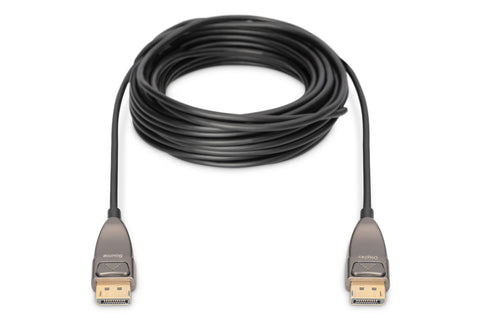 Digitus DisplayPort™ AOC Hybrid Fiber Optic Cable, UHD 8K, 30 m