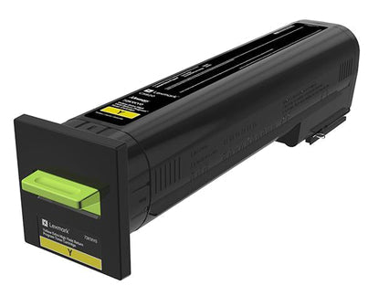 Lexmark 72K2XY0 Toner-kit yellow extra High-Capacity return program, 22K pages ISO/IEC 19798 for Lexmark CS 820