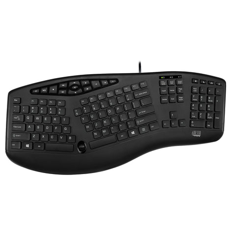 Adesso TruForm Media 160 - Ergonomic Desktop Keyboard