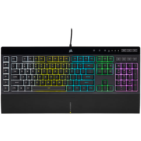 Corsair K55 RGB PRO keyboard USB QWERTY UK English Black