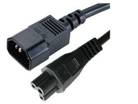 Microconnect PE080618 power cable Black 1.8 m C14 coupler C5 coupler