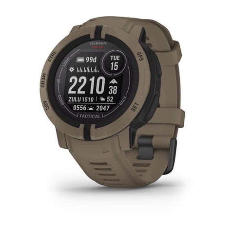 Garmin Instinct 2 Solar Tactical Edition 2.29 cm (0.9") MIP 45 mm Tan GPS (satellite)