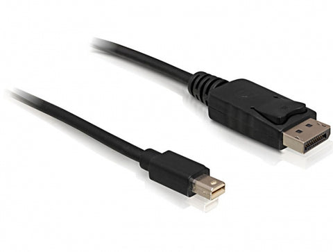 DeLOCK 1m Displayport Cable mini DisplayPort Black