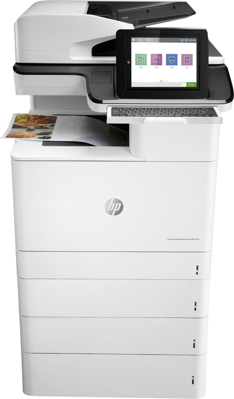 HP Color LaserJet Enterprise Flow MFP M776z, Print, copy, scan and fax, Front-facing USB printing