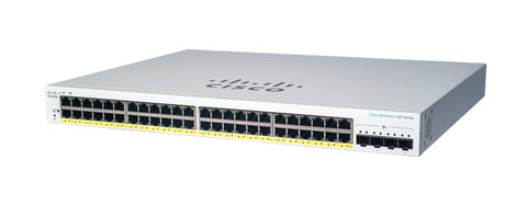 Cisco CBS220-48FP-4X Managed L2 Gigabit Ethernet (10/100/1000) Power over Ethernet (PoE) White