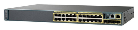 Cisco Catalyst WS-C2960X-24PD-L network switch Managed L2 Gigabit Ethernet (10/100/1000) Power over Ethernet (PoE) Black