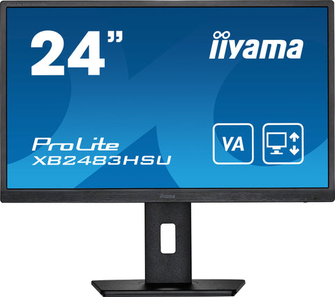 iiyama ProLite XB2483HSU-B5 LED display 60.5 cm (23.8") 1920 x 1080 pixels Full HD Black