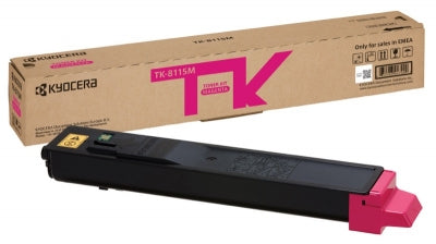 Kyocera 1T02P3BNL0/TK-8115M Toner-kit magenta, 6K pages ISO/IEC 19752 for Kyocera M 8124