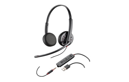 Fujitsu Plantronics Blackwire 325 Headset Wired Head-band Office/Call center Black