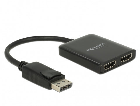 DeLOCK 87720 video splitter DisplayPort 2x HDMI