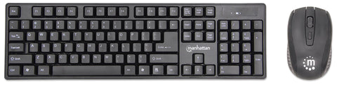 Manhattan 178990 keyboard RF Wireless Black