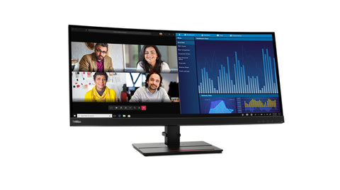 Lenovo ThinkVision P34w-20 LED display 86.7 cm (34.1") 3440 x 1440 pixels Wide Quad HD Black