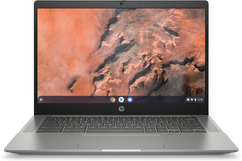 HP Chromebook 14b-ns0001na 3500C 35.6 cm (14") Full HD AMD Ryzen™ 5 8 GB DDR4-SDRAM 128 GB SSD Wi-Fi 6 (802.11ax) ChromeOS Silver