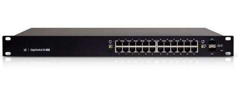 Ubiquiti Networks ES-24-250W network switch Managed L2/L3 Gigabit Ethernet (10/100/1000) Power over Ethernet (PoE) 1U Black