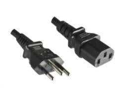 Microconnect PE010418BRAZIL power cable Black 2.1 m C13 coupler