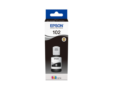 Epson C13T03R140/102 Ink bottle black, 7.5K pages 127ml for Epson ET-3700