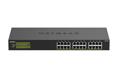 NETGEAR GS324PP Unmanaged Gigabit Ethernet (10/100/1000) Power over Ethernet (PoE) Black