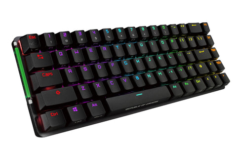 ASUS ROG Falchion keyboard RF Wireless + USB QWERTY UK English Black