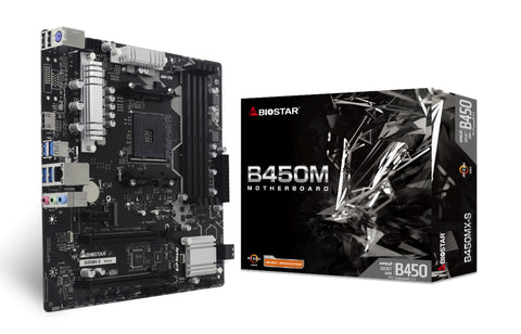 Biostar B450MX-S motherboard AMD B450 Socket AM4 micro ATX