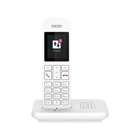 Telekom Sinus A12 Analog/DECT telephone White