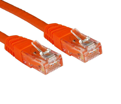 Cables Direct UTP Cat6 10m networking cable Orange U/UTP (UTP)