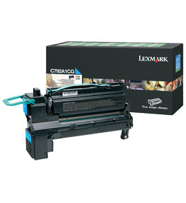 Lexmark C792A1CG Toner cartridge cyan return program, 6K pages ISO/IEC 19798 for Lexmark C 792/X 792