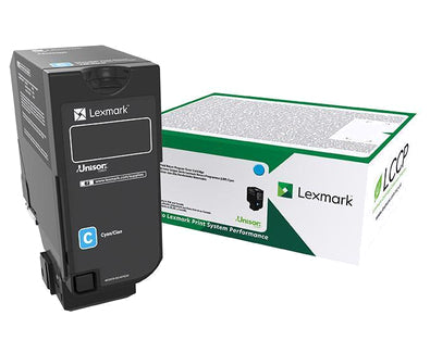 Lexmark 73B20C0 Toner-kit cyan return program, 15K pages ISO/IEC 19752 for Lexmark CS 827