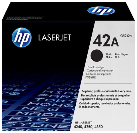 HP Q5942A/42A Toner cartridge black, 10K pages ISO/IEC 19752 for HP LaserJet 4240/4250