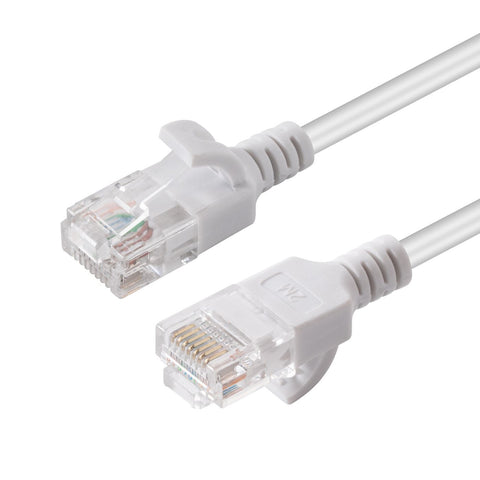 Microconnect W125628002 networking cable White 10 m Cat6a U/UTP (UTP)