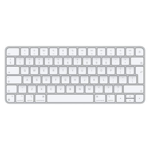 Apple Magic keyboard USB + Bluetooth English Aluminium, White