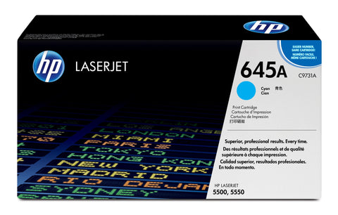 HP C9731A/645A Toner cartridge cyan, 12K pages/5% for Canon LBP-86