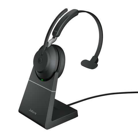 Jabra Evolve2 65 USB-C Black MS Chrg stand Mono