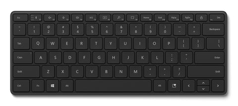 Microsoft Designer Compact keyboard Bluetooth QWERTZ German Black