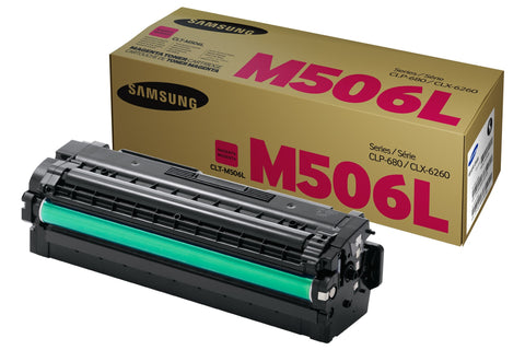 Samsung CLT-M506L/ELS/M506L Toner cartridge magenta, 3.5K pages ISO/IEC 19752 for Samsung CLP-680