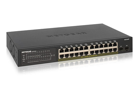 NETGEAR GS324TP Managed L2/L3/L4 Gigabit Ethernet (10/100/1000) Power over Ethernet (PoE) Black