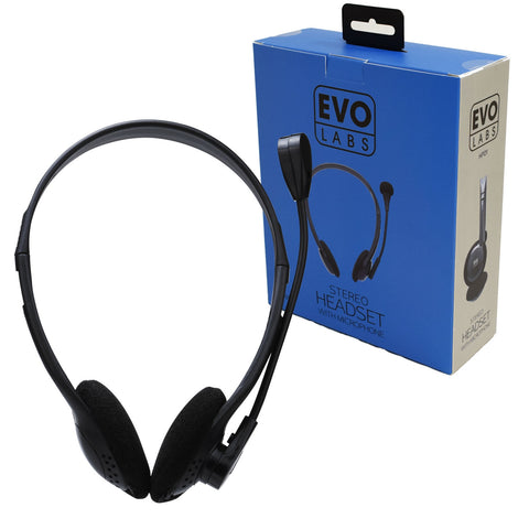 Evo Labs HP01 headphones/headset Head-band Black