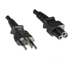 Microconnect PE010818BRAZIL power cable Black 1.8 m C5 coupler