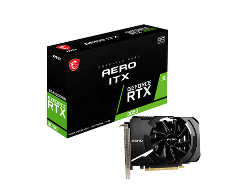 MSI GeForce RTX 3050 AERO ITX 8G OC NVIDIA 8 GB GDDR6