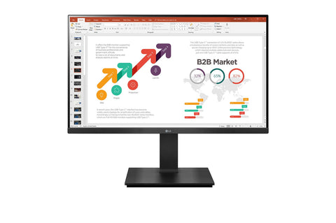 LG 24BP45SP-B computer monitor 60.5 cm (23.8") 1920 x 1080 pixels Full HD LED Black