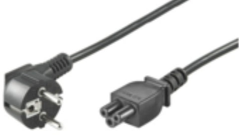 Microconnect PE010850 power cable Black 5 m CEE7/7 C5 coupler