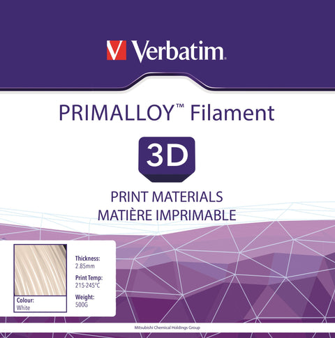 Verbatim PRIMALLOY Thermoplastic elastomer (TPE) White 500 g