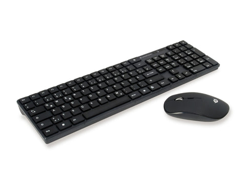 Conceptronic ORAZIO01DE keyboard Mouse included RF Wireless QWERTY German Black