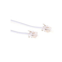 Microconnect 1m RJ11-RJ11 White