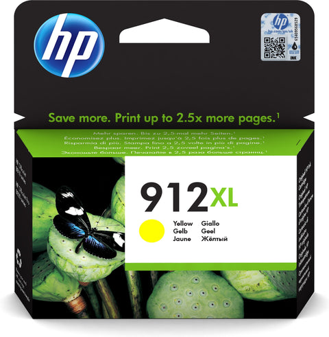 HP 3YL83AE/912XL Ink cartridge yellow high-capacity, 825 pages 9.9ml for HP OJ Pro 8010/e/8020