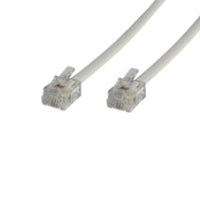 Microconnect RJ12/RJ12 2m White