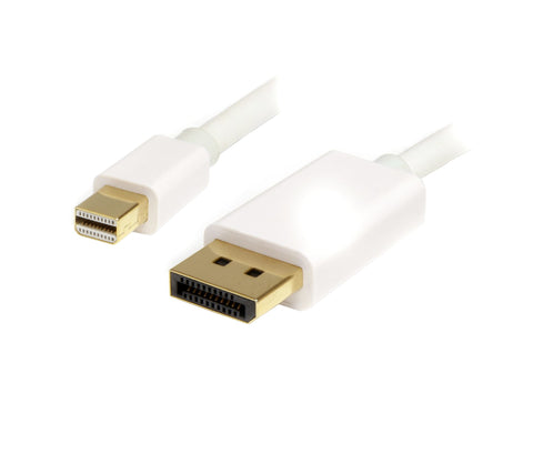 StarTech.com 2m (6ft) Mini DisplayPort to DisplayPort 1.2 Cable - 4K x 2K UHD Mini DisplayPort to DisplayPort Adapter Cable - Mini DP to DP Cable for Monitor - mDP to DP Converter Cord