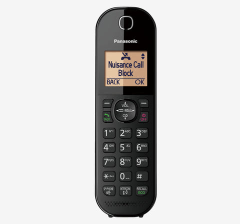 Panasonic KX-TGC413EB telephone DECT telephone Caller ID Black