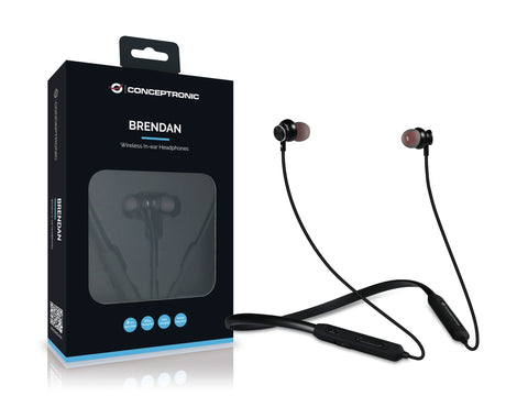 Conceptronic BRENDAN01B headphones/headset Wireless In-ear Calls/Music Bluetooth Black